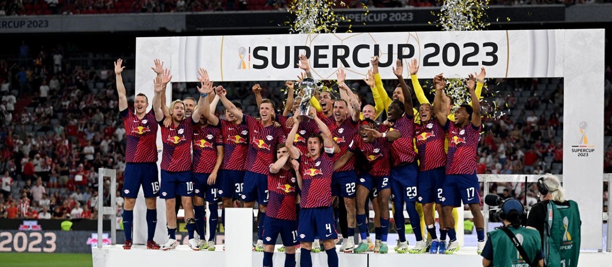 «РБ Лейпциг» впервые в истории выиграл Суперкубок Германии по футболу