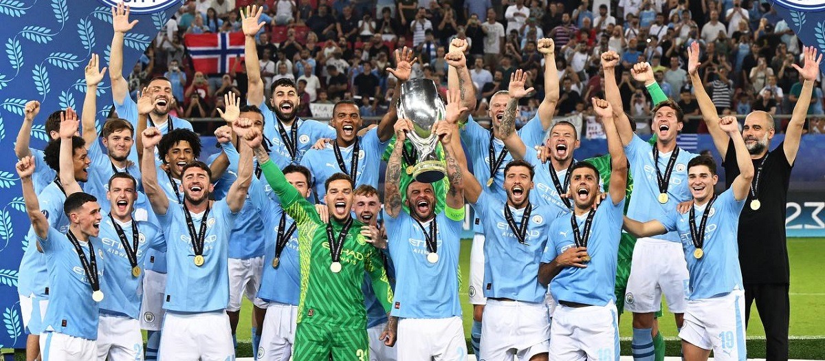 В противостоянии «Ман. Сити» и «Севильи» определился обладатель Суперкубка УЕФА 2023: интересные факты о матче