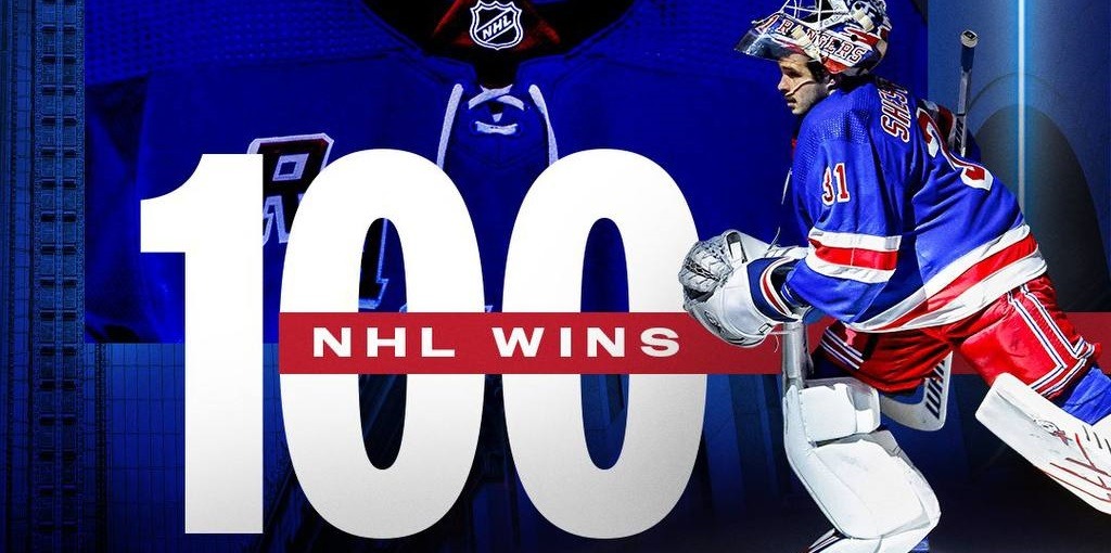 Игорь Шестёркин одержал 100-ю победу в НХЛ, Артемий Панарин забросил дебютную шайбу в сезоне-2023/24