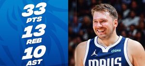 doncic 2023 first triple