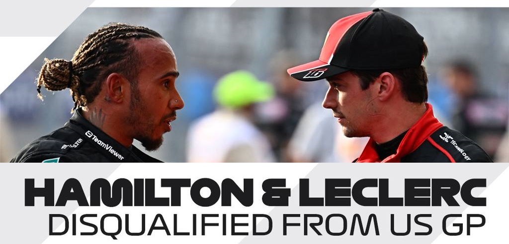Хэмилтон и Леклер дисквалифицированы с «ГП США-2023» за нарушение техрегламента, «Уильямс» пробился в очки