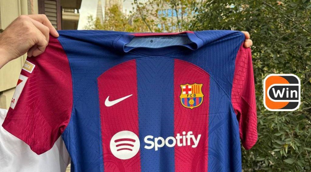 БК Winline разыгрывает домашнюю футболку «Барселоны»