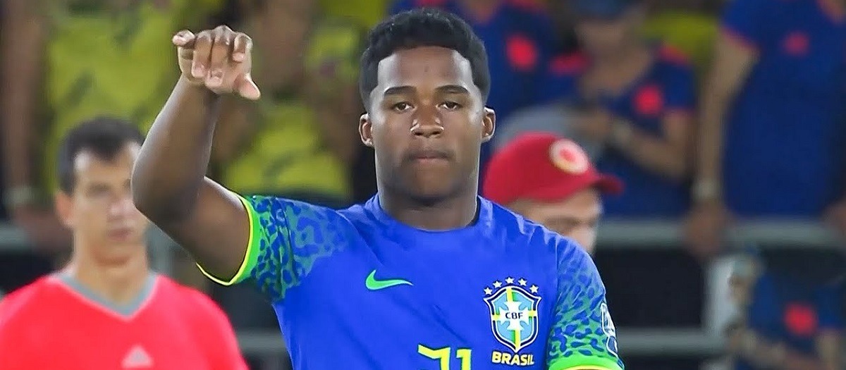 Суперталантливый нападающий Эндрик дебютировал за сборную Бразилии в возрасте 17 лет