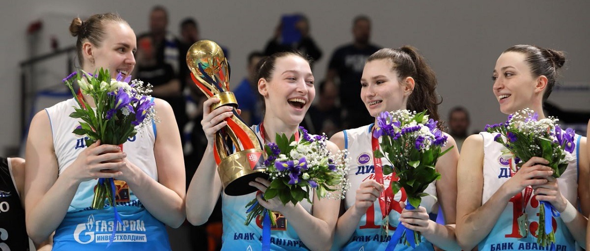 Московское «Динамо» выиграло Кубок России по волейболу 2023 среди женских команд