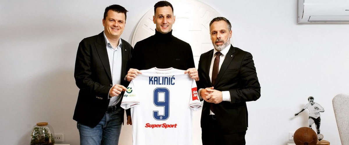 Нападающий Никола Калинич вернулся в «Хайдук», подписав контракт с зарплатой в размере 1 евро