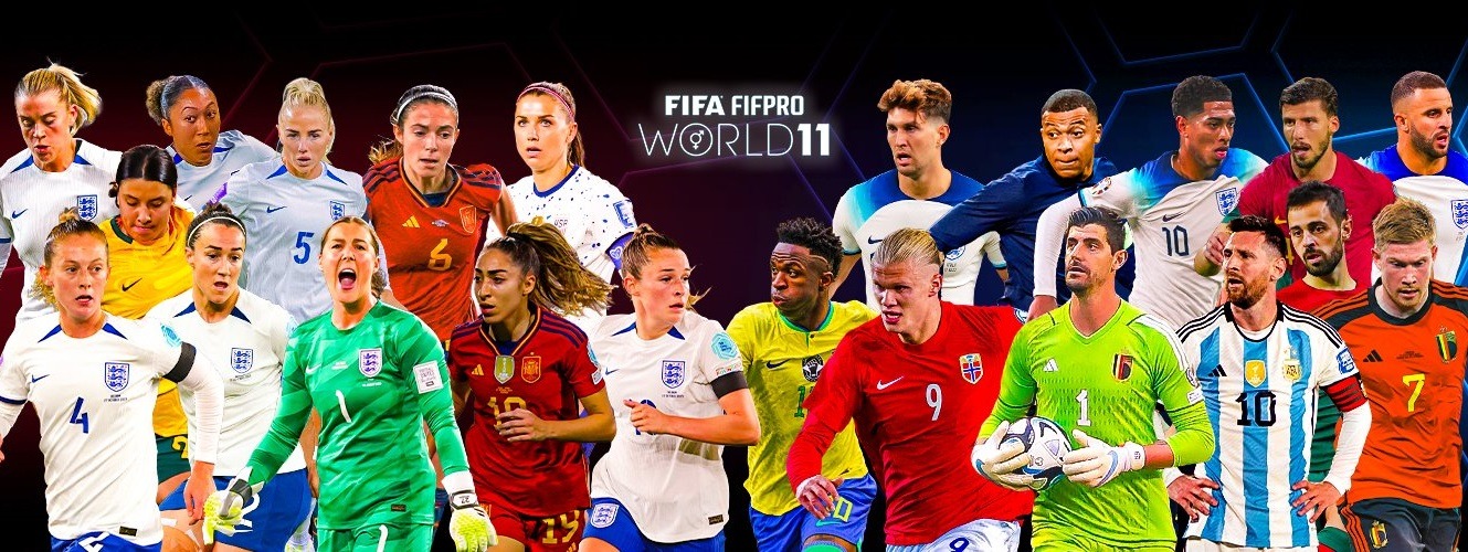 FIFPRO определила символические сборные в мужском и женском футболе по итогам 2023 года