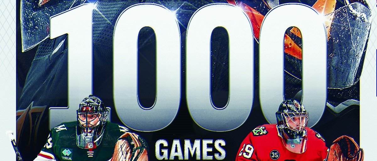 Легендарный голкипер Марк-Андре Флери провёл 1000-й матч в регулярных чемпионатах НХЛ