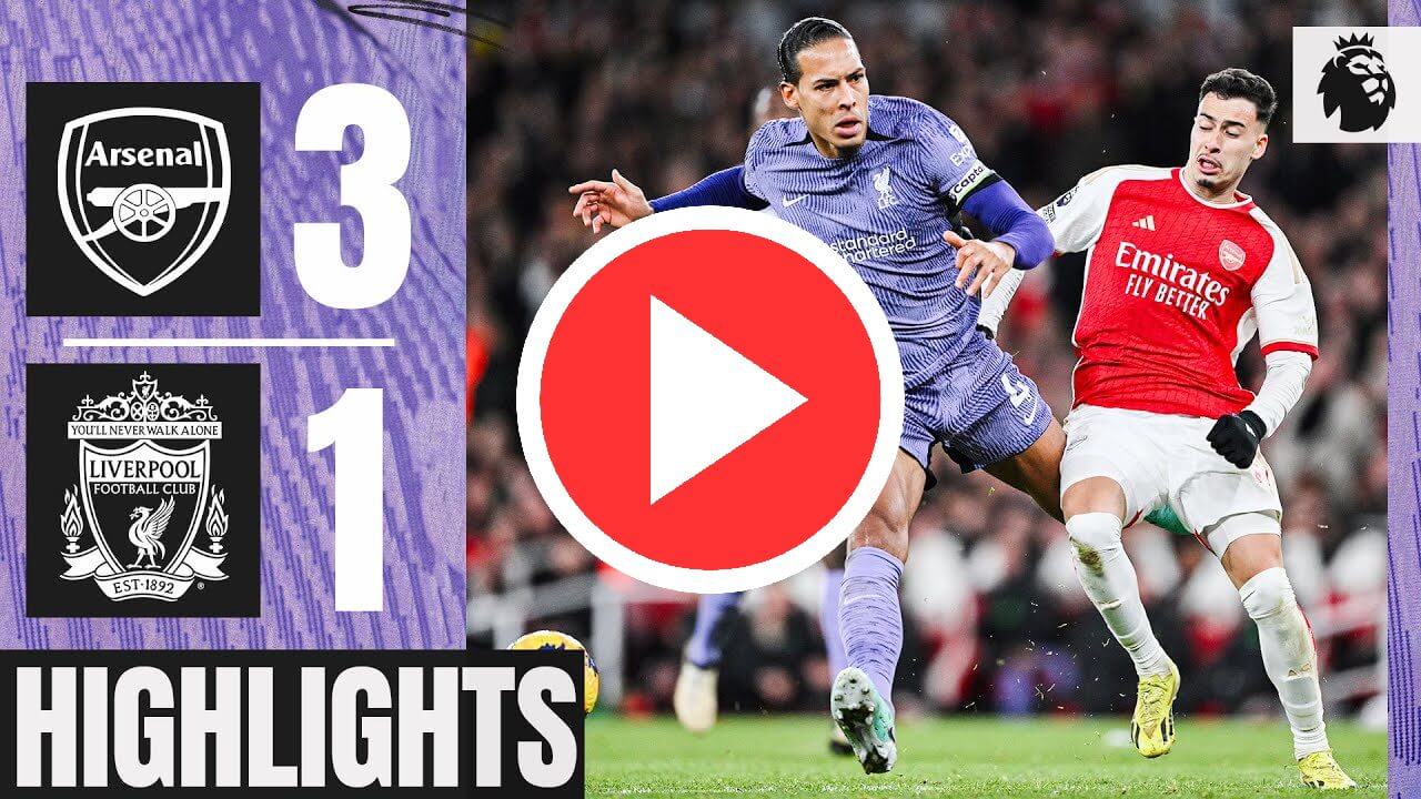 Arsenal Liverpul 3-1 Obzor matcha Video golov i yarkih momentov Highlights 04 02 2024