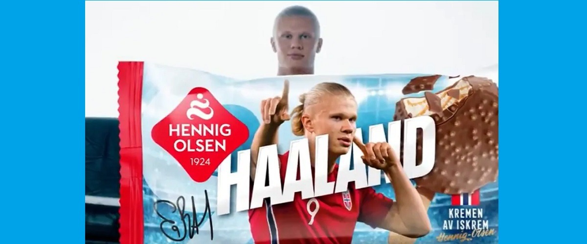 Нападающий сборной Норвегии и «Манчестер Сити» Эрлинг Холанд обзавёлся собственной маркой мороженого