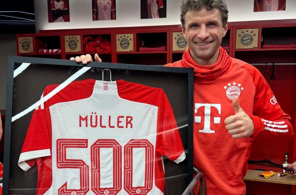 Томас Мюллер первым в истории «Баварии» покорил отметку в 500 побед