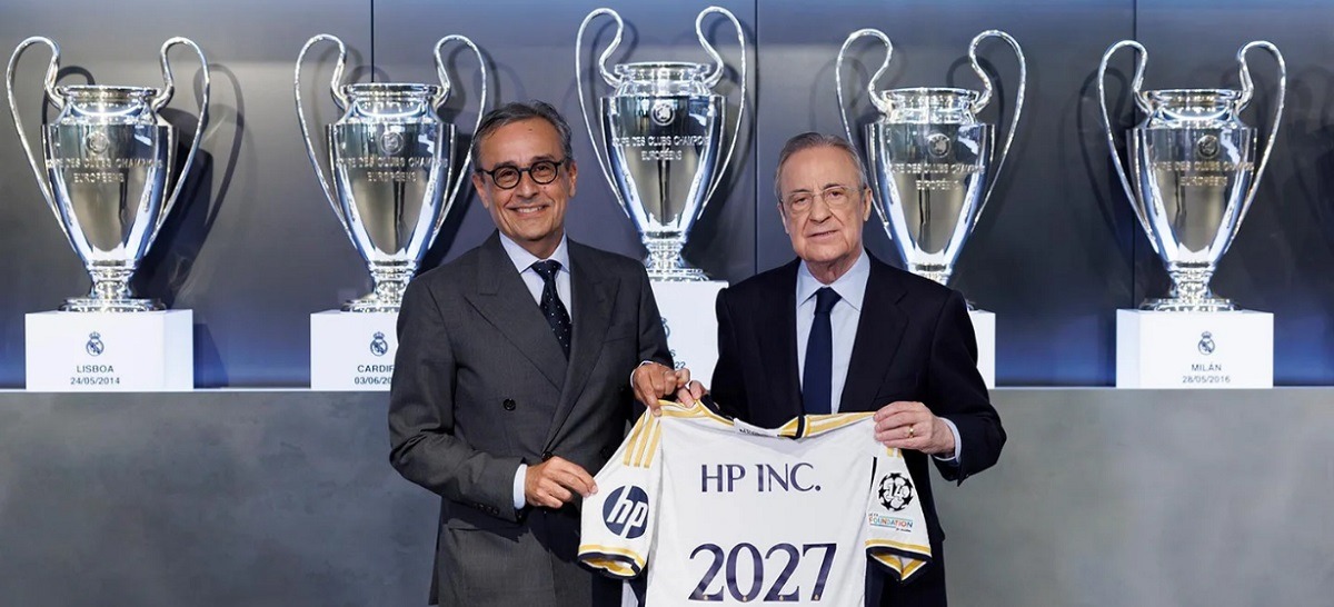 Мадридский «Реал» заключил многомиллионное спонсорское соглашение с компанией «HP Inc.»