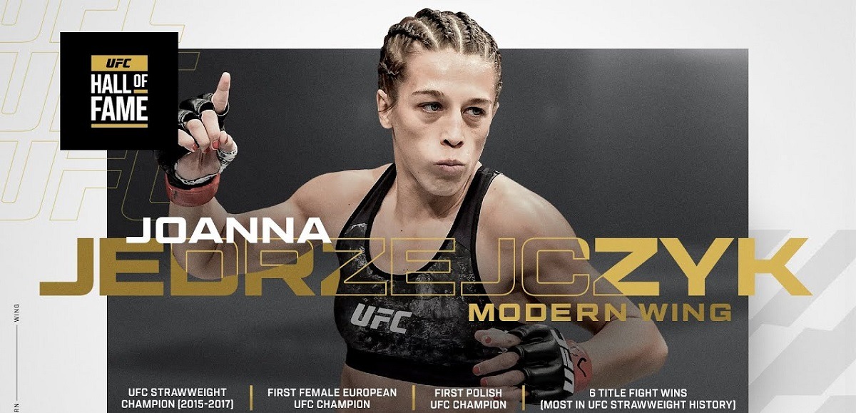 Йоанна Енджейчик войдёт в Зал славы UFC в составе класса-2024