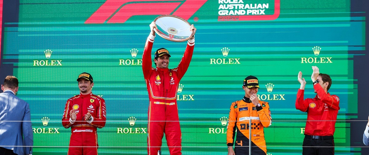 Карлос Сайнс выиграл «Гран-при Австралии-2024» и прервал победную серию Макса Ферстаппена в Формуле-1