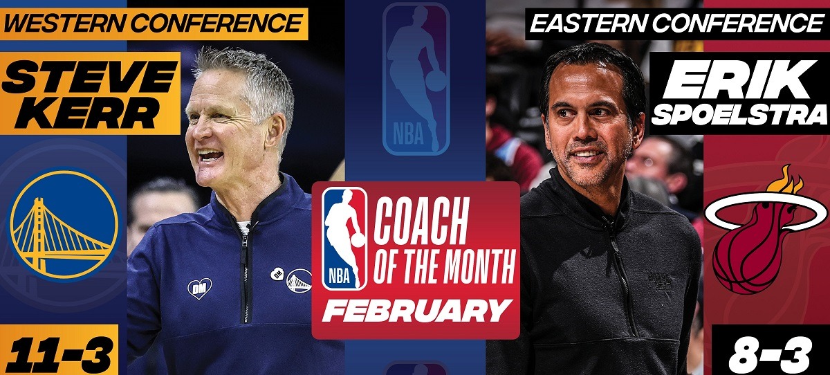 НБА определила лучших главных тренеров Лиги по итогам февраля-2024