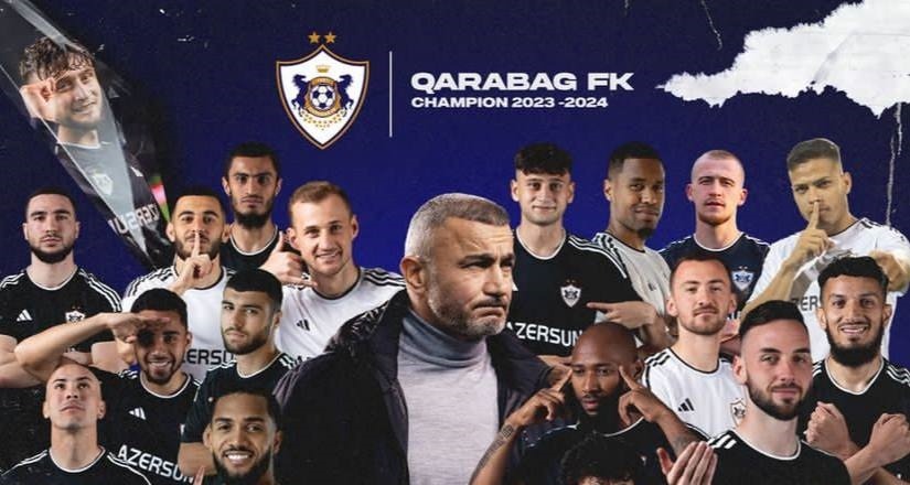 «Карабах» досрочно стал чемпионом Азербайджана по футболу сезона-2023/24