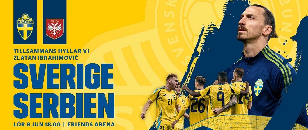 Златан Ибрагимович проведёт прощальный матч в составе сборной Швеции