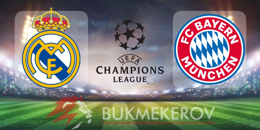 Real Madrid Bavariya prognoz i stavki na match Ligi CHempionov 8 maya 2024 goda futbol LCH