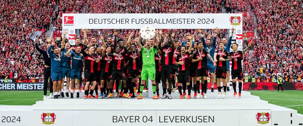 «Байер 04» стал первой командой в истории немецкой Бундеслиги, не потерпевшей ни одного поражения за целый сезон