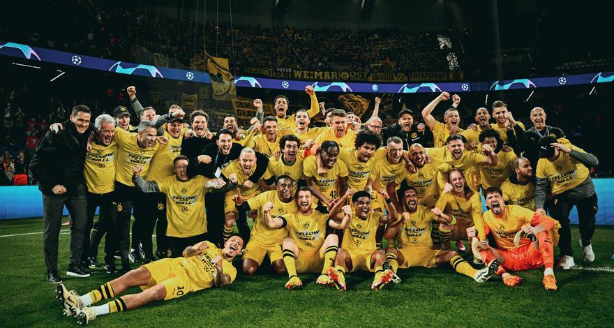 Дортмундская «Боруссия» в третий раз в истории вышла в финал Лиги Чемпионов