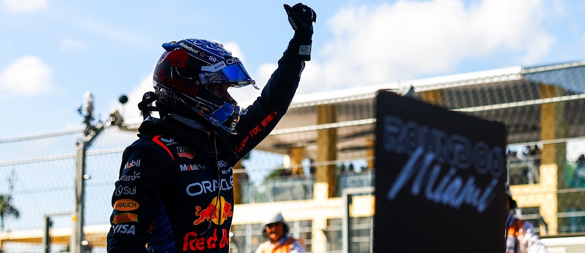 Макс Ферстаппен выиграл квалификацию к гонке «Гран-при Майами-2024» и вновь переписал историю