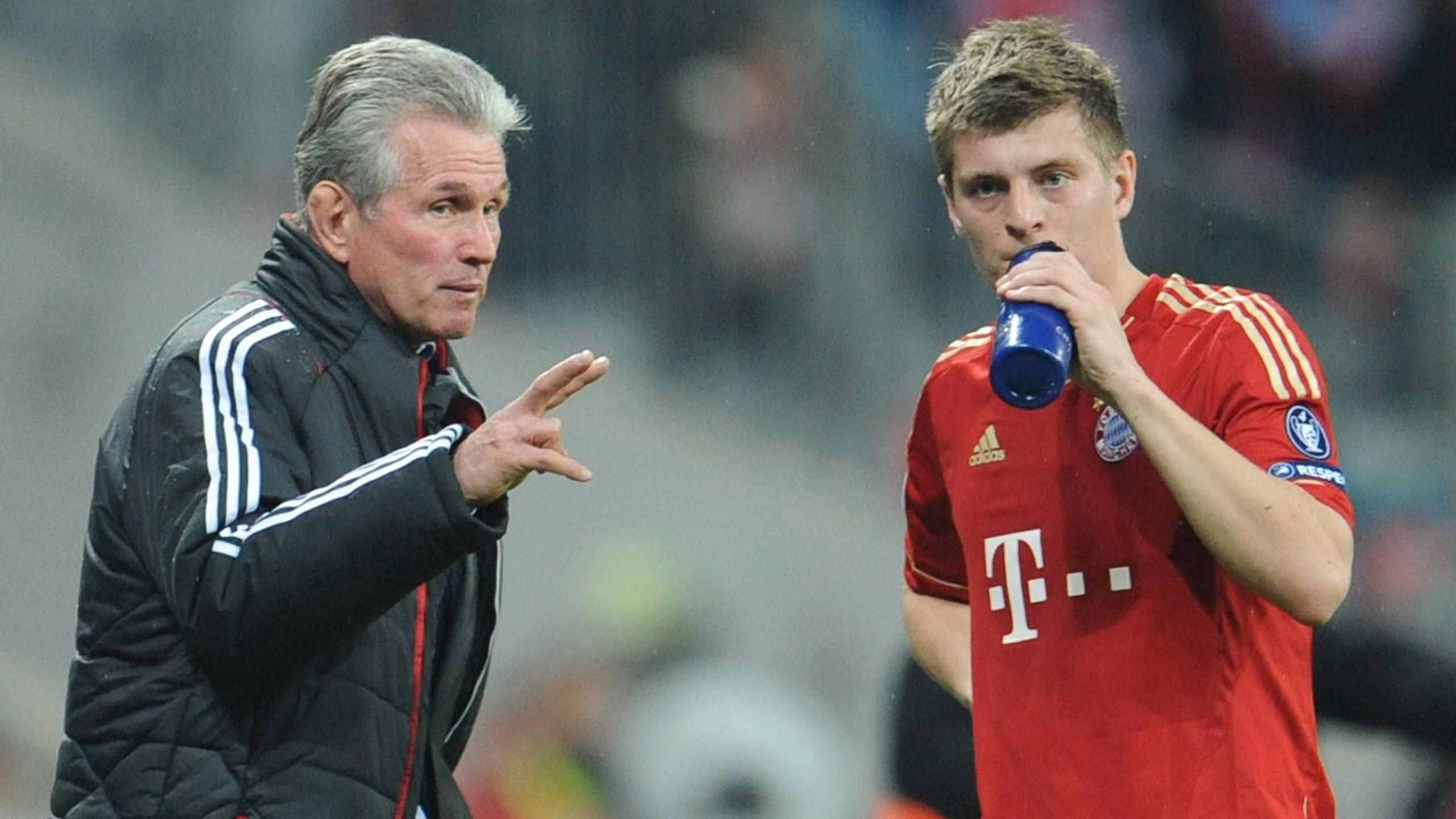 toni kroos and Josef Heynckes bayern