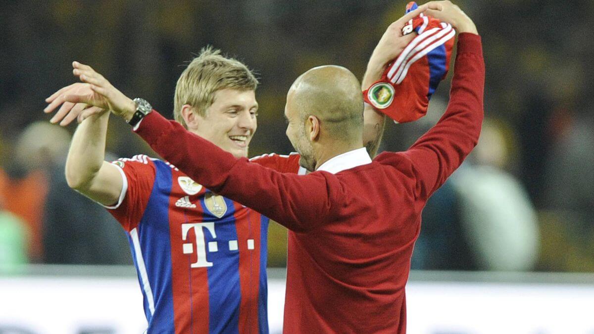 toni kroos and Josep guardiola