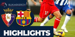 Osasuna Barselona Obzor matcha. Video golov. Highlights. 28.09.2024 futbol chempionat Ispanii La Liga Primera