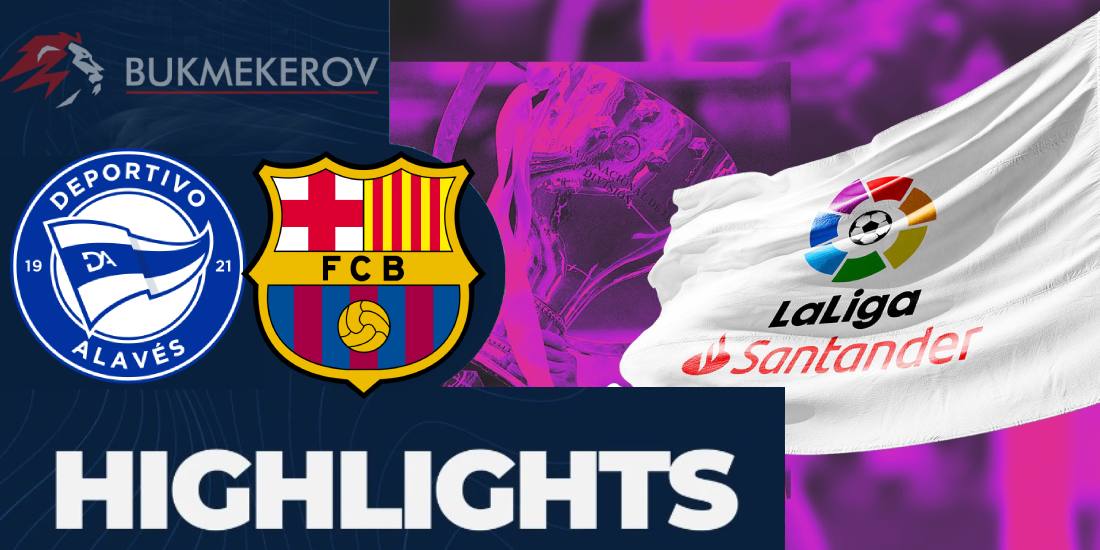 Alaves Barselona Obzor matcha. Video golov. Highlights. 06.10.2024 futbol chempionat Ispanii La Liga Primera