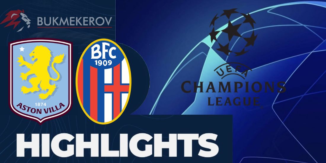 Aston Villa Bolonya Obzor matcha. Video golov. Highlights. 22.10.2024 futbol Liga CHempionov LCH