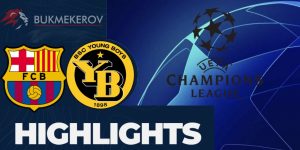 Barselona YAng Bojz Obzor matcha. Video golov. Highlights. 01.10.2024 futbol Liga CHempionov LCH