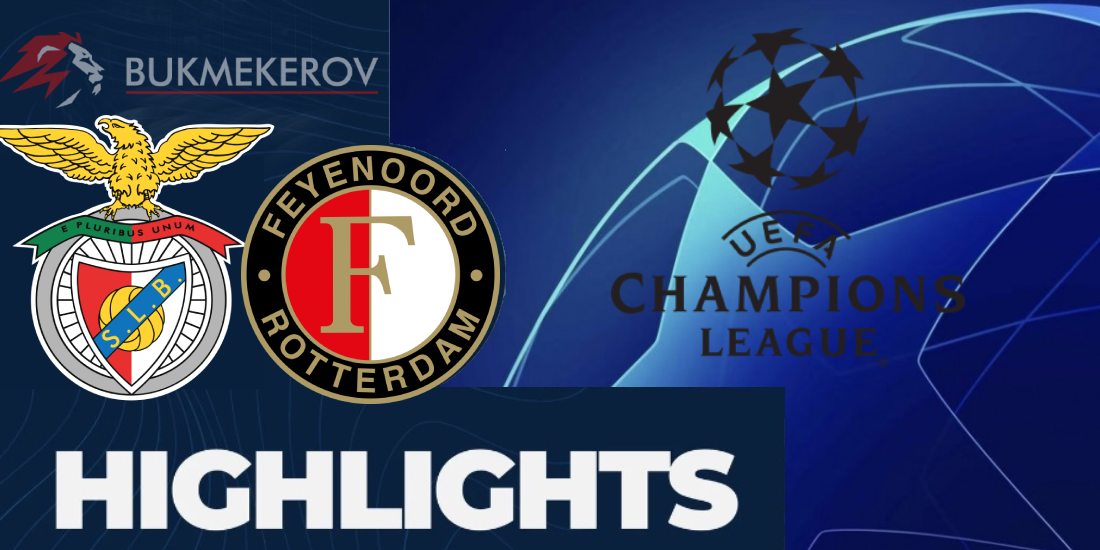 Benfika Fejenoord Obzor matcha. Video golov. Highlights. 23.10.2024 futbol Liga CHempionov LCH