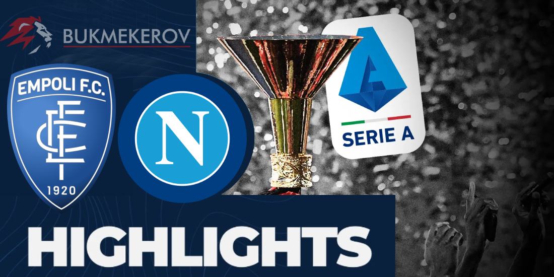 Empoli Napoli Obzor matcha. Video golov. Highlights. 20.10.2024 futbol chempionat Italii Seriya A