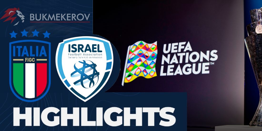 Italiya Izrail Obzor matcha. Video golov. Highlights. 14.10.2024 futbol Liga natsij UEFA LNU