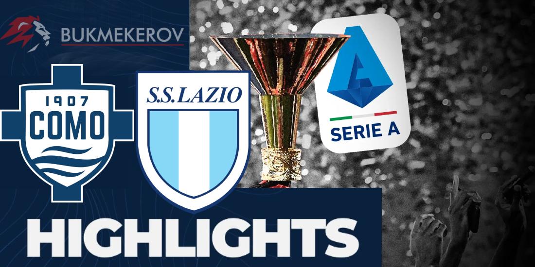 Komo Latsio Obzor matcha. Video golov. Highlights. 31.10.2024 futbol chempionat Italii Seriya A