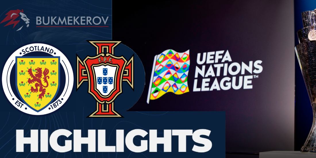 SHotlandiya Portugaliya Obzor matcha. Video golov. Highlights. 15.10.2024 futbol Liga natsij UEFA LNU