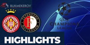 ZHirona Fejenoord Obzor matcha. Video golov. Highlights. 02.10.2024 futbol Liga CHempionov UEFA LCH