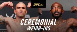 ufc 307 weight