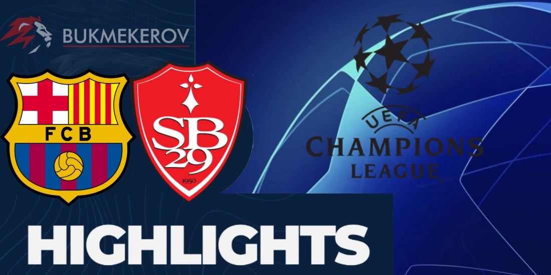 Barselona Brest Obzor matcha. Video golov. Highlights. 26.11.2024 futbol Liga CHempionov LCH