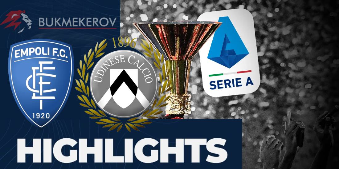 Empoli Udineze Obzor matcha. Video golov. Highlights. 25.11.2024 futbol chempionat Italii Seriya A