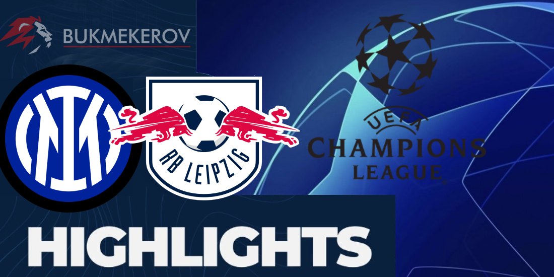 Inter RB Lejptsig Obzor matcha. Video golov. Highlights. 26.11.2024 futbol Liga CHempionov LCH