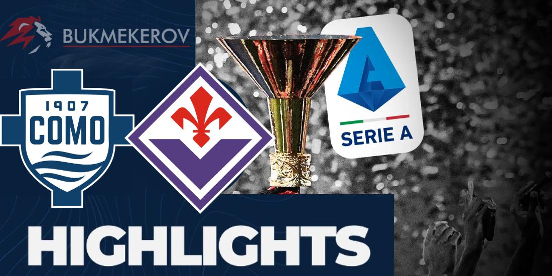 Komo Fiorentina Obzor matcha. Video golov. Highlights. 24.11.2024 futbol chempionat Italii Seriya A