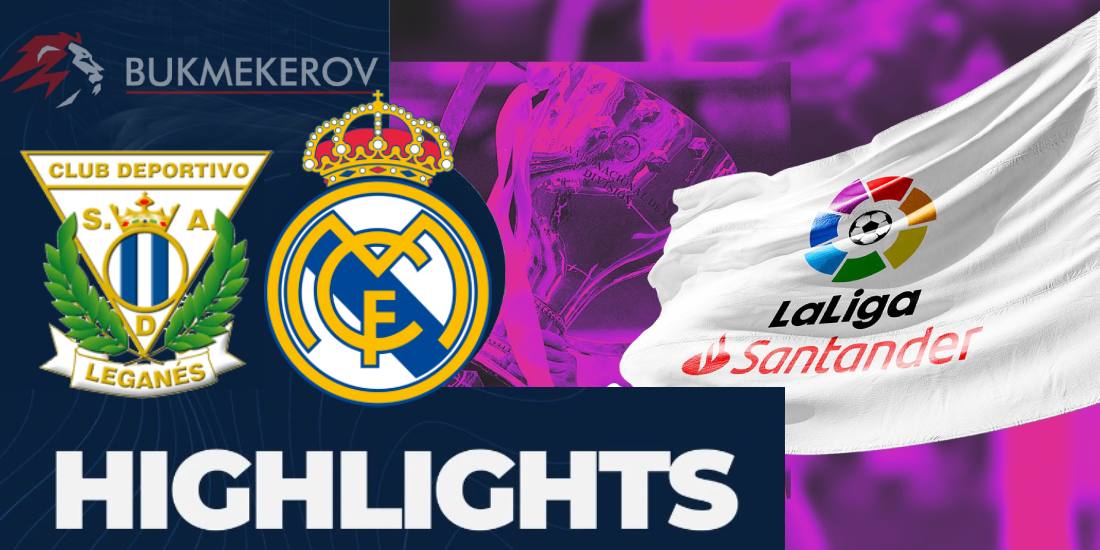 Leganes Real Madrid Obzor matcha. Video golov. Highlights. 24.11.2024 futbol chempionat Ispanii Primera La Liga