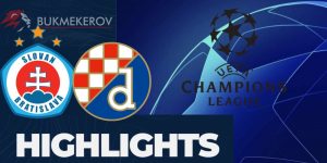 Slovan Bratislava Dinamo Zagreb Obzor matcha. Video golov. Highlights. 05.11.2024 futbol Liga CHempionov LCH