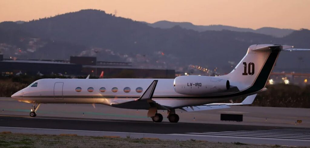 Leo Messi Gulfstream V