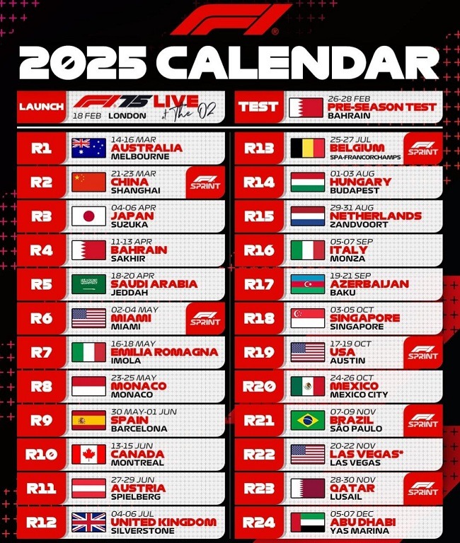 calendar 2025