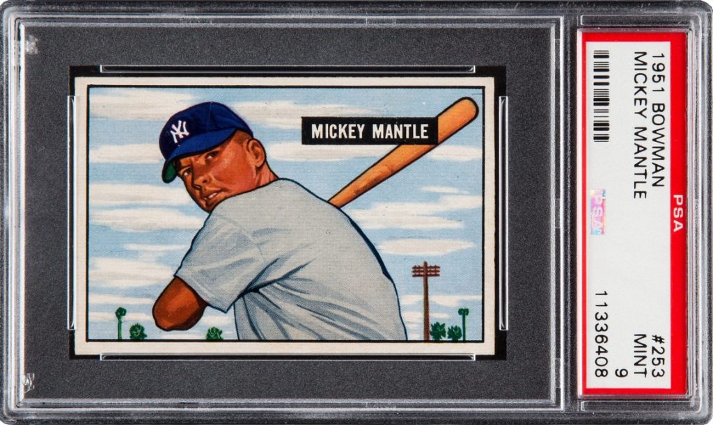 1951 Bowman Mickey Mantle