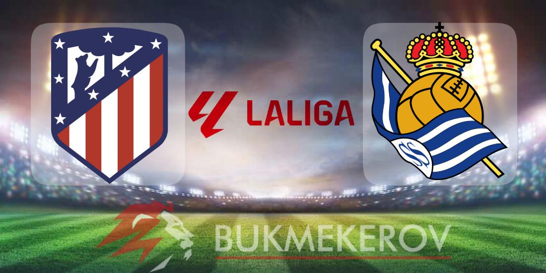 Atletiko Madrid Real Sosedad prognoz i stavki na match chempionata Ispanii 10 maya 2025 goda futbol La Liga Primera