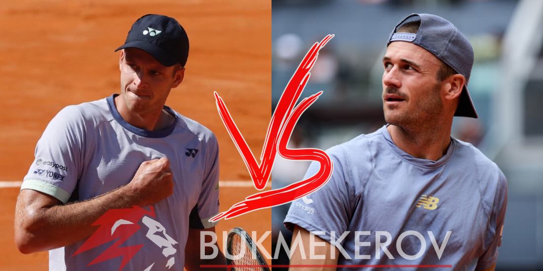Hubert Hurkach Tommi Pol prognoz i stavki na tennis 15 maya 2025 goda Masters v Rime Italiya