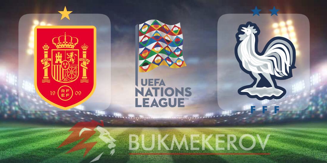 Ispaniya Frantsiya prognoz i stavki na plej off Ligi natsij na 5 iyunya 2025 goda futbol polufinal LNU