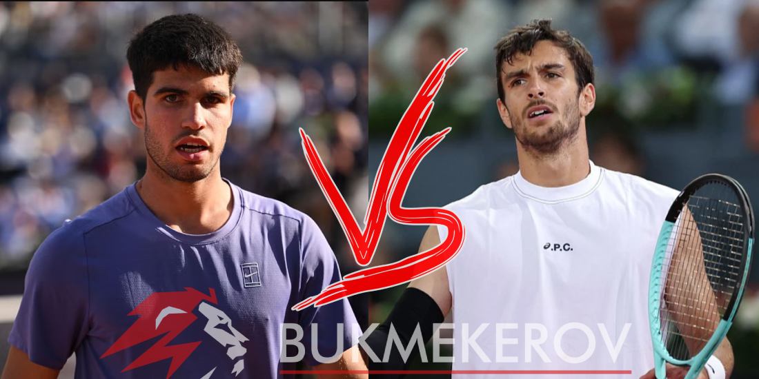 Karlos Alkaras Lorentso Muzetti prognoz i stavki na tennis 16 maya 2025 goda Masters v Rime Italiya